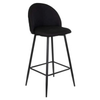 Černé barové židle s nastavitelnou výškou v sadě 2 ks (výška sedáku 69 cm) – Casa Selección