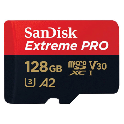 SanDisk Paměťová karta SANDISK EXTREME PRO microSDXC 128GB 200/90 MB/s UHS-I U3 (SDSQXCD-128G-GN
