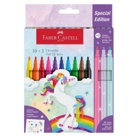 Faber-Castell Faber-Castell, 554213, fixy, limitovaná edice jednorožec, 13 ks