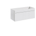 ArtCom Koupelnová skříňka s umyvadlem a deskou ICONIC White DU100/1 | 100 cm