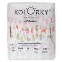 KOLORKY DAY Moments jednorázové EKO plenky XL (12-25 kg) 25 kusů