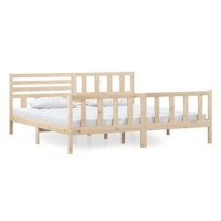 Rám postele masivní dřevo 200 × 200 cm, 3101173