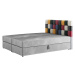 Expedo Čalouněná postel boxspring APPLE, 160x200, itaka 14/červená