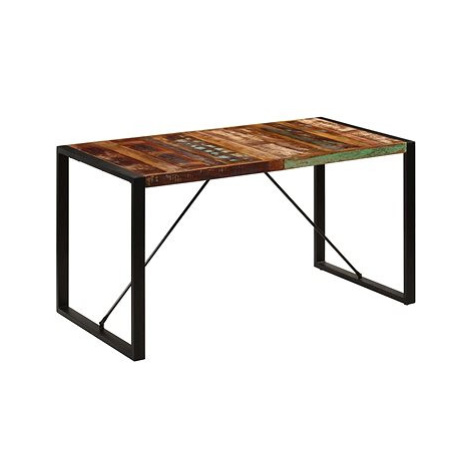 Jídelní stůl 140 x 70 x 75 cm masivní recyklované dřevo SHUMEE