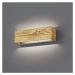 Venkovské nástěnné svítidlo dřevěné 39 cm včetně LED stmívatelné - Linc