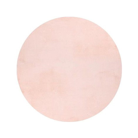 Kusový koberec Cha Cha 535 powder pink kruh 80 × 80 o cm Obsession
