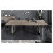 LuxD Designový jídelní stůl Massive Artwork 220 cm šedá akácie