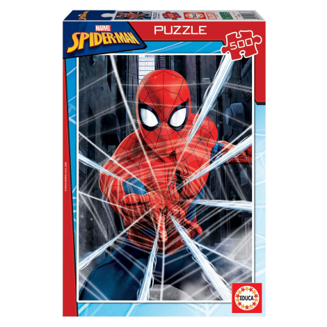 Puzzle Spiderman Educa 500 dílků a Fix lepidlo od 11 let