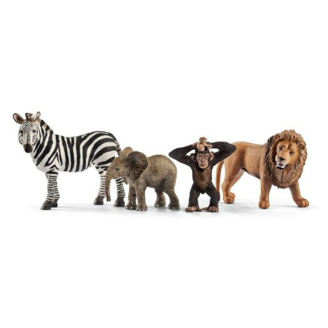 Schleich 42387 Divoká zvířata, 4 ks