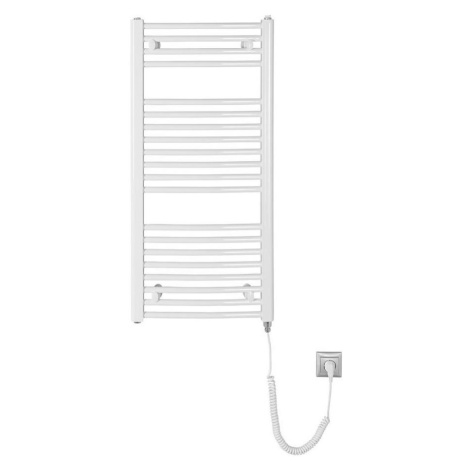 Aqualine - Koupelnový elektrický radiátor ORBIT-E 300W/230V 96 cm bílá oblý ILEO94T