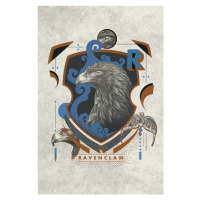 Umělecký tisk Harry Potter - Ravenclaw Crest, 26.7 × 40 cm