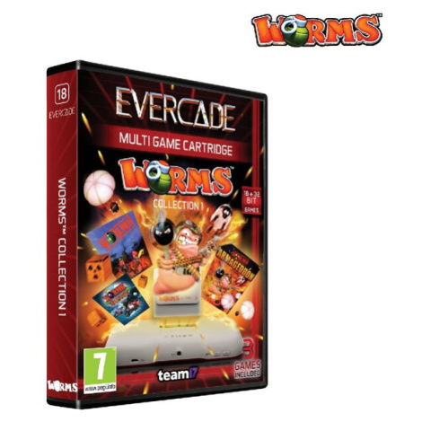Home Console Cartridge 18. Worms Collection 1 (Evercade)