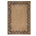 Flair Rugs koberce Kusový koberec Printed Jute Maisie Natural/Black Rozměry koberců: 120x170