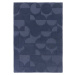 Modrý vlněný koberec Flair Rugs Gigi, 120 x 170 cm
