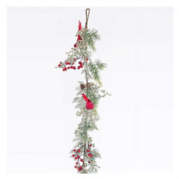 EUROLAMP Vánoční dekorace Větev s bobulemi a ptáčky