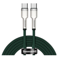 Kabel USB-C na USB-C Baseus Cafule, 100 W, 2 m (zelený)