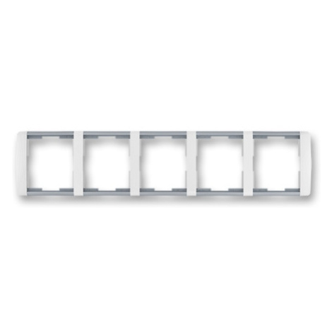 ABB Element pětirámeček bílá/ledová šedá 3901E-A00150 04 vodorovný