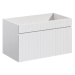 ArtCom Koupelnová skříňka s umyvadlem a deskou ICONIC White DU80/1 | 80 cm