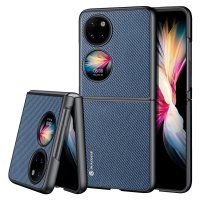 Dux Ducis Fino pouzdro s nylonovým potahem Huawei P50 Pocket blue