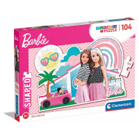 CLEMENTONI Obrysové puzzle Barbie 104 dílků