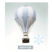 Super balloon Dekorační horkovzdušný balón – modrá - L-50cm x 30cm
