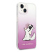 Karl Lagerfeld KLHCP14MCFNRCPI hard silikonové pouzdro iPhone 14 PLUS 6.7" pink Choupette Fun