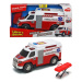 Ambulance 30 cm s nosítky, světlo, zvuk, dickie