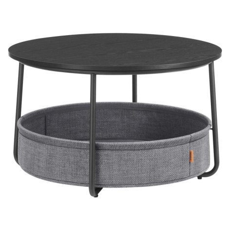 MID.YOU KONFERENČNÍ STOLEK, šedá, černá, kov, textil, kompozitní dřevo,