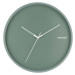 Mátově zelené nástěnné hodiny Karlsson Hue, ø 40 cm