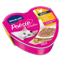 Vitakraft Poésie Création kuřecí maso a zahradní zelenina 15× 85 g