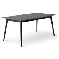 Černý rozkládací jídelní stůl s černou deskou 90x165 cm Meza – Hammel Furniture