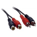 PREMIUMCORD Kabel prodlužovací audio 2x Cinch - 2x Cinch (RCA, M/F) 10m