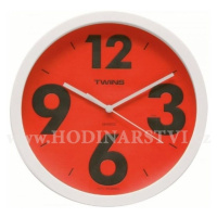 Hodiny Twins 903 red 26cm