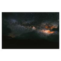 Fotografie Milky Way galaxy on night sky, Sino Images, (40 x 26.7 cm)