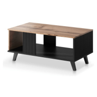 Konferenční stolek RONDUM dub wotan/černá