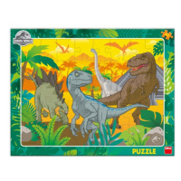 Puzzle Jurský Svět 40 dílků deskové DINO