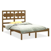 Rám postele medově hnědý masivní dřevo 120 × 200 cm, 3105663