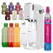 Set Saturátor Sodastream Art White 4 Lahve 1L Fuse Sáčky