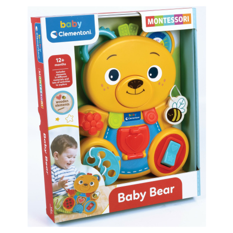 Clementoni - Montessori baby medvídek Busy Sparkys