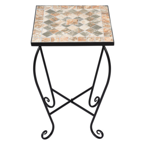 LIVARNO home Odkládací stolek s mozaikou (čtvercová)