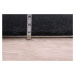 Lano - koberce a trávy Neušpinitelný kusový koberec Nano Smart 800 černý - 60x100 cm