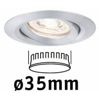 PAULMANN LED vestavné svítidlo Nova mini výklopné 1x4W 2700K hliník broušený 230V 942.96