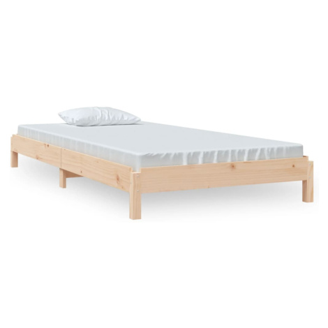 vidaXL Stohovatelná postel 90 x 190 cm masivní borovice