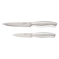 ERNESTO® Kuchyňský nůž z damascenské oceli (sada nožů na zeleninu s rukojetí z nerezové oceli)