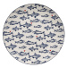Porcelánový jídelní talíř s motivem ryby Sun Sea and Fish – 26 cm