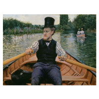 Obrazová reprodukce Rower in a Top Hat, c.1877-78, Caillebotte, Gustave, 40 × 30 cm