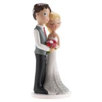 Svatební figurka na dort spokojené manželství 16cm - Dekora