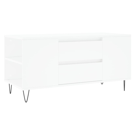 vidaXL Konferenční stolek bílý 102 x 44,5 x 50 cm kompozitní dřevo