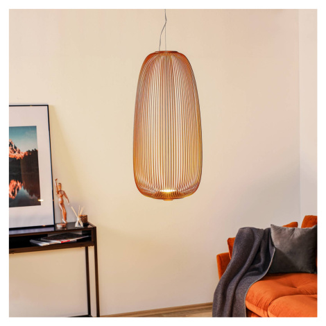 Foscarini Foscarini Spokes 1 LED závěsné světlo měď