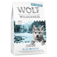 Wolf of Wilderness Junior „Blue River“ – kuře z volného chovu a losos - 5 x 1 kg